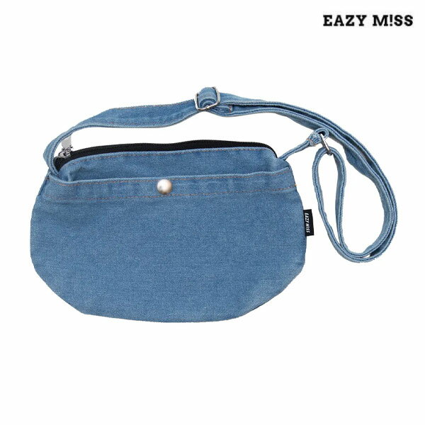 楽天スケートボードSHOPインスタント【EAZY M!SS】DENIM CROSS BAG blueイージーミスス スケートボードバック ショルダーバック