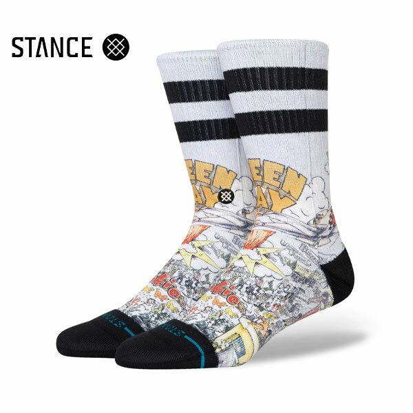 【STANCE】BASKET CASE CREWスタンス ソックス 靴下 スケートボード スケボー SKATEBOARD