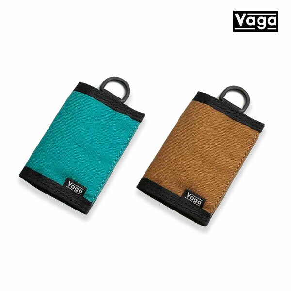 【VAGA】NANO WALLET turquoise/camelバガ スケートボード財布 ウォレットSKATEBOARD