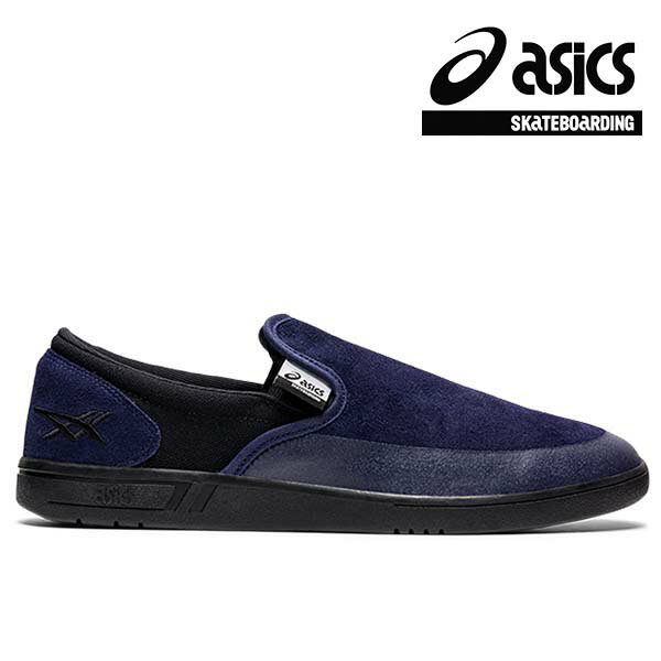 【asics skatebording】GEL-VICKKA SLIP-ON カラー：peacoat/blackアシックス スケートボーディング スリッポン スケボー シューズ 靴 スニーカー SKATEBOARD SHOES