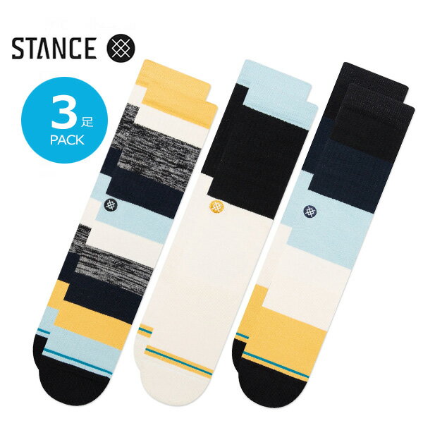 乐天商城 - 【STANCE】MELBOURNE 3 PACKスタンス ソックス 靴下 スケートボード スケボー SKATEBOARD