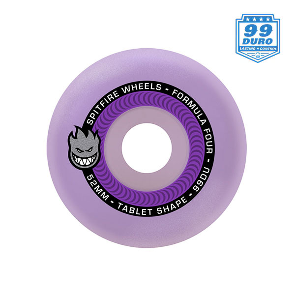 【SPITFIRE】F4 TABLETS PURPLE 99DU 52mm スピット ファイアー フォーミュラ フォ...