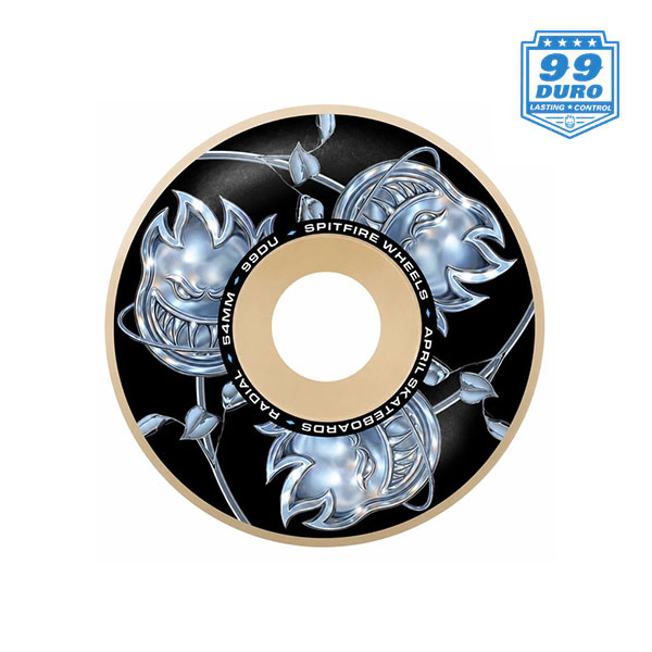 【SPITFIRE】F4 CHROME ROSE BIGHEAD NATURAL RADIAL 99DU 54mm スピット ファイア...
