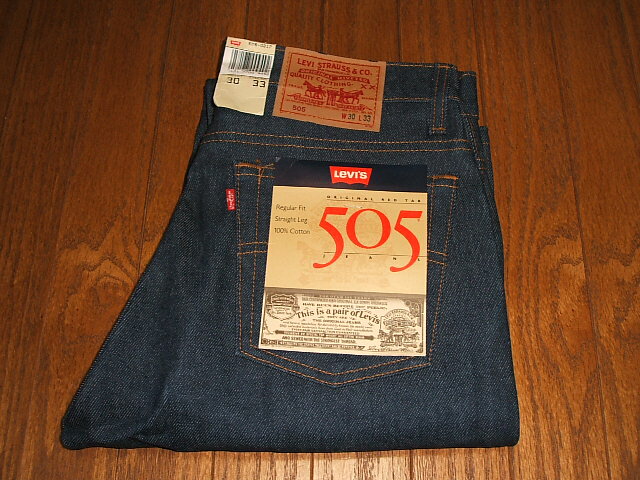 LEVIS(リーバイス) 505 1980年代 MADE IN USA(アメリカ製) 実物デッドストック W30×L33