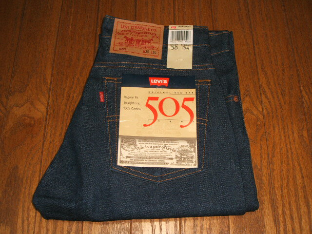 LEVIS(リーバイス) 505 1980年代 MADE IN USA(アメリカ製) 実物デッドスト ...
