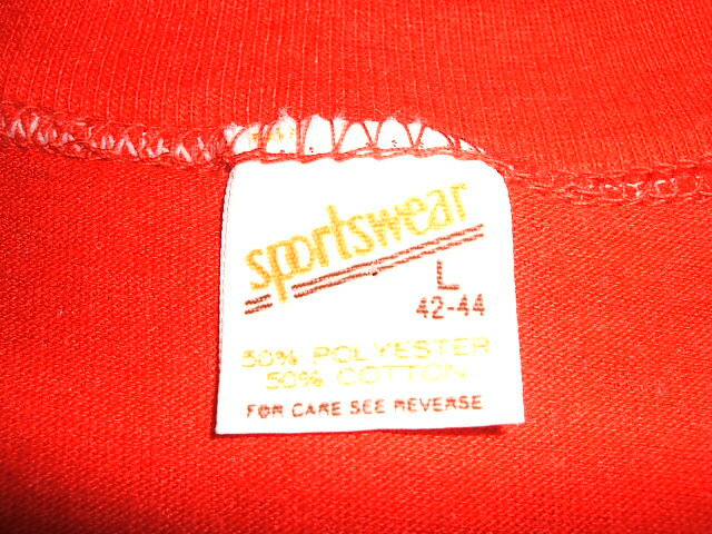 SPORTSWEAR(スポーツウェア) 1970年代 実物ビンテージ 古着Tシャツ