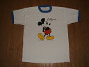 Velva Sheen(ベルバシーン) Mickey Mouse(ミッキーマウス) リンガーTシャツ MADE IN USA(アメリカ製) 1990年代 未使用デッドストック