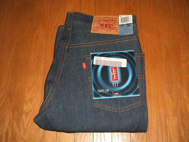 LEVIS(リーバイス) 517 ブーツカット Lot 517-0217 1990年代 MADE IN USA(アメリカ製) 実物デッドストック W31×L34