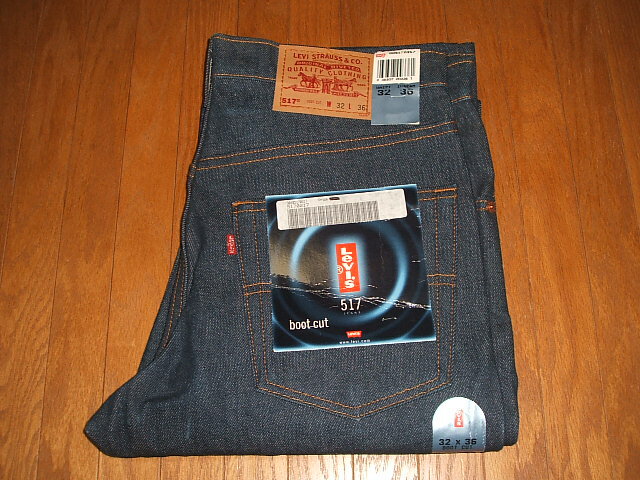 LEVIS(リーバイス) 517 ブーツカット Lot 517-0217 1990年代 MADE IN USA(アメリカ製) 実物デッドストック W32×L36