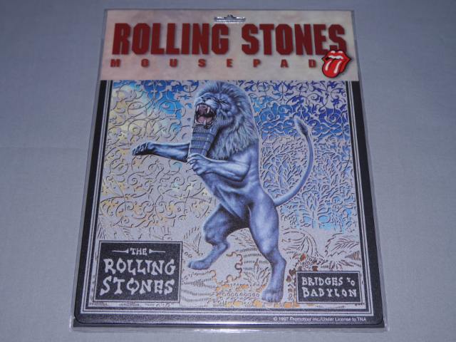 The Rolling Stones(ザ ローリング ストーンズ) Mousepad(マウスパッド) Bridges to Babylon(ブリッジズ トゥ バビロン B2B) MADE IN AUSTRIA(オーストリア製) 1990年代 デッドストック LPレコード CD ジャケット【中古】