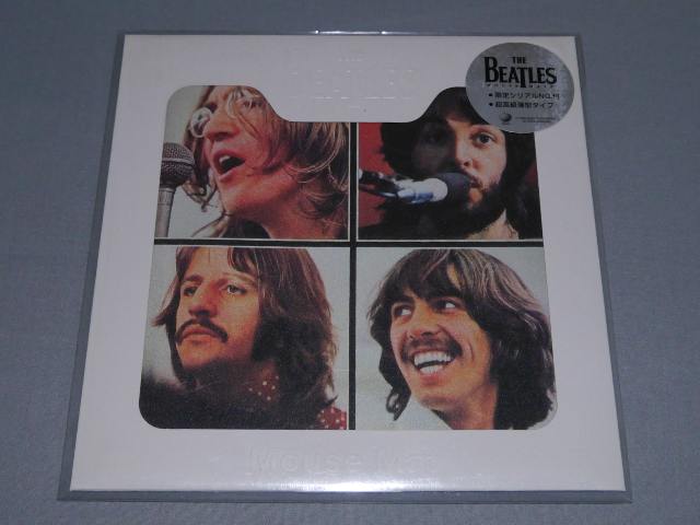 The Beatles(ザ ビートルズ) Mousepad(マウスパッド) Let It Be(レットイットビー) MADE IN USA(アメリカ製) 1990年代 デッドストック LPレコード CD ジャケット【中古】