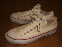 CONVERSE(コンバース) ALL STAR(オールスター) Low(ロー) White(ホワイト) US11(29.5cm) MADE IN USA(アメリカ製) 1980年代 実物デッドストック