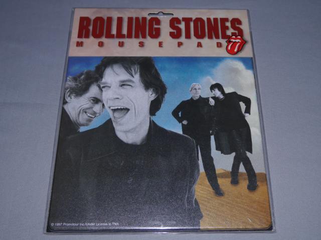 The Rolling Stones(ザ ローリング ストーンズ) Mousepad(マウスパッド) Bridges to Babylon(ブリッジズ トゥ バビロン B2B) MADE IN AUSTRIA(オーストリア製) 1990年代 デッドストック LPレコード CD ジャケット Mick Jagger(ミックジャガー)【中古】