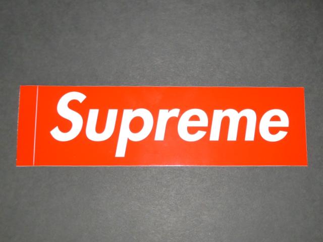正規品本物 送料84円！Supreme(シュプリーム) Box Logo Sticker(ボックスロゴステッカー)【中古】
