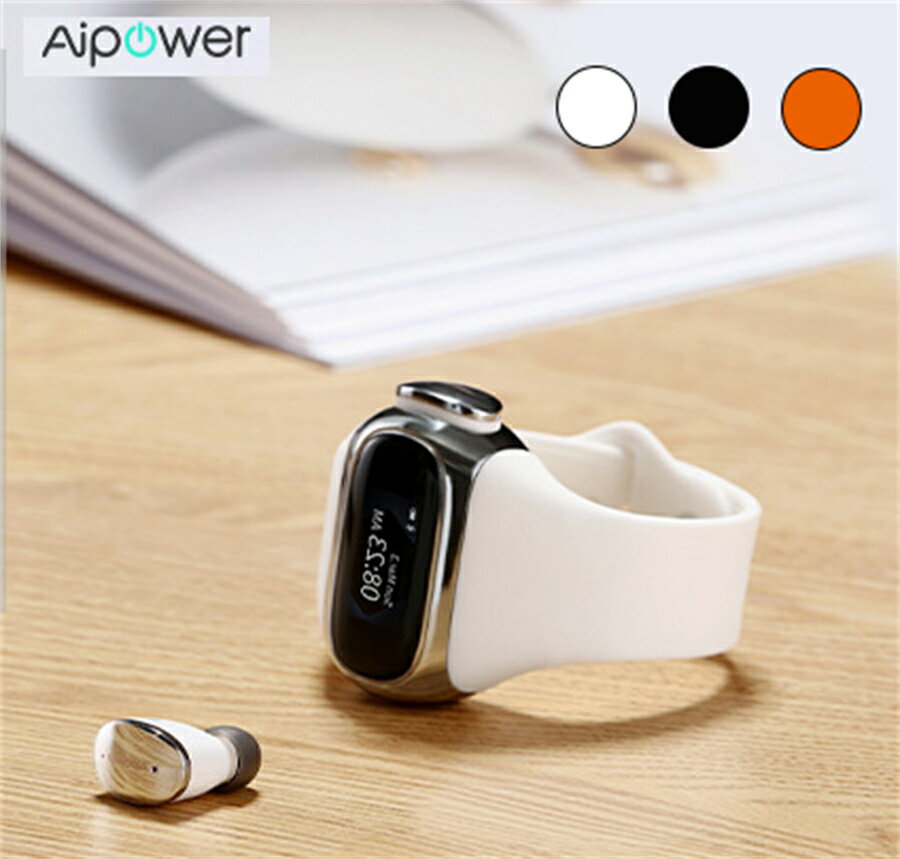 新品登場 Aipower Wearbuds w20l スマートウォッチ ワイヤレスイヤホン内蔵 Hi-Fi音質 腕時計 歩数計 活動量計 カロリートラッカー 通話 睡眠モニター 通知 時間表示 心拍計 スポーツ メッセージ iphone&Android対応 日本語説明書付き 誕生日 プレゼント ギフト