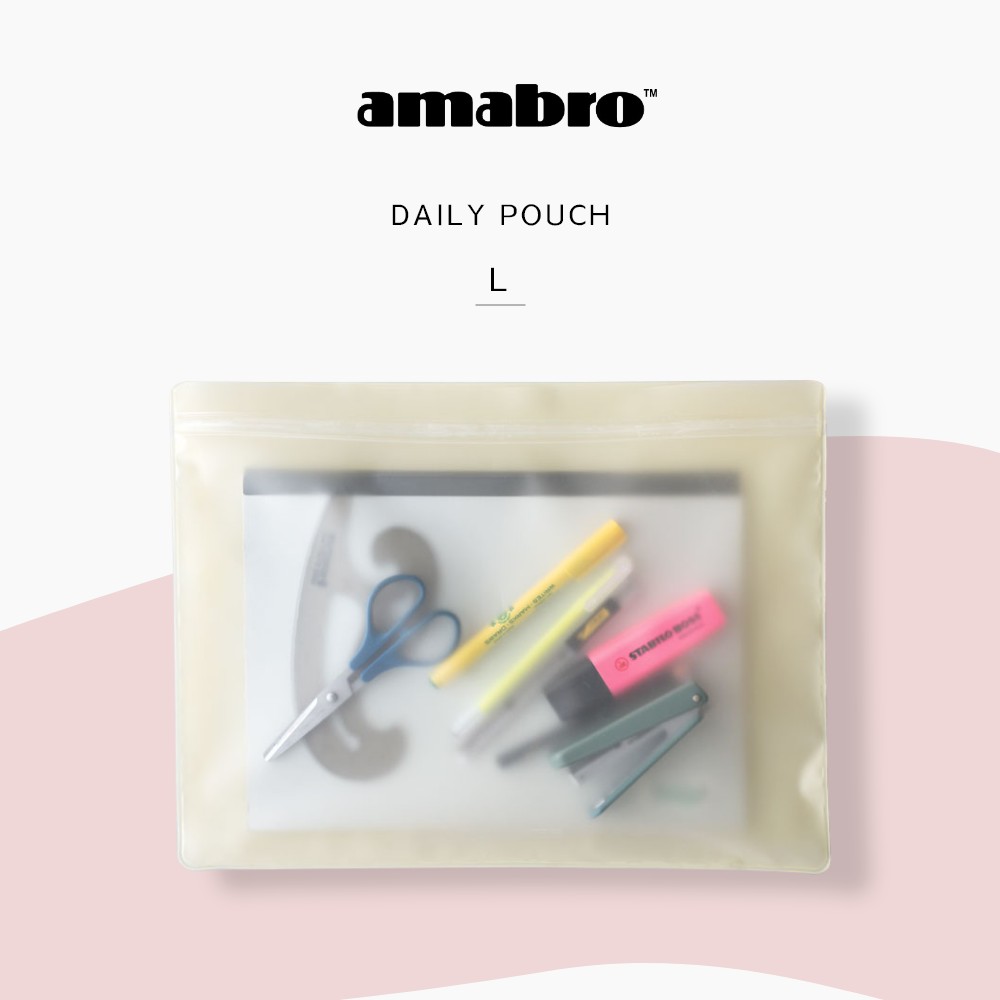 【2点以上で送料無料!】【レビュー特典】amabro デイリーポーチ Lサイズ 全5色 半...
