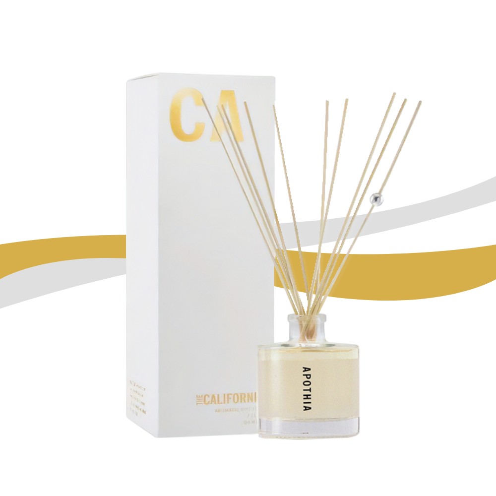 アポーシア リードディフューザー 50ml THE CALIFORNIA カリフォルニアの香り AROMATIC DIFFUSERS 芳香剤 寝室 玄関 リビング インテリア アロマ ルーム フレグランス 香り 匂い 海外 ブランド Made in USA Apothia Los Angeles