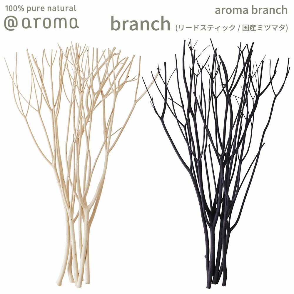 【レビュー特典】アットアロマ アロマブランチ ブランチ単品 @aroma branch 国産ミツマタ 枝 自然 ディフューザー用 インテリア メンズ レディース バナナマンのドライブスリー 山田涼介 黒 モノトーン 王様のブランチ