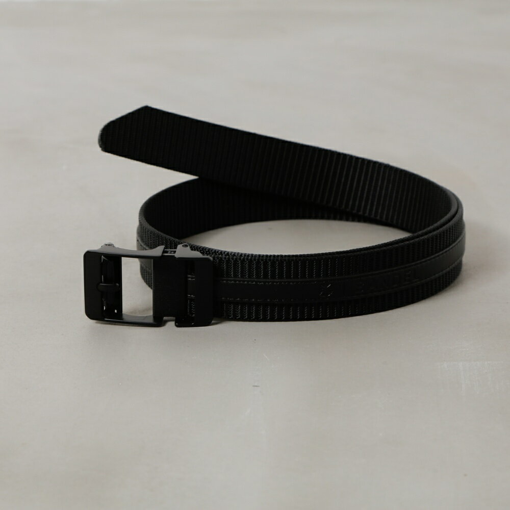 【レビュー特典】BANDEL バンデル ゴルフウェア ベルト RATCHET BELT BGI-3SRBTラチェット 調整可能 ウエスト サイズ調整 ロゴ 型押し 艶消し モノトーン GOLF ゴルフ スポーツ 運動 ボトムス
