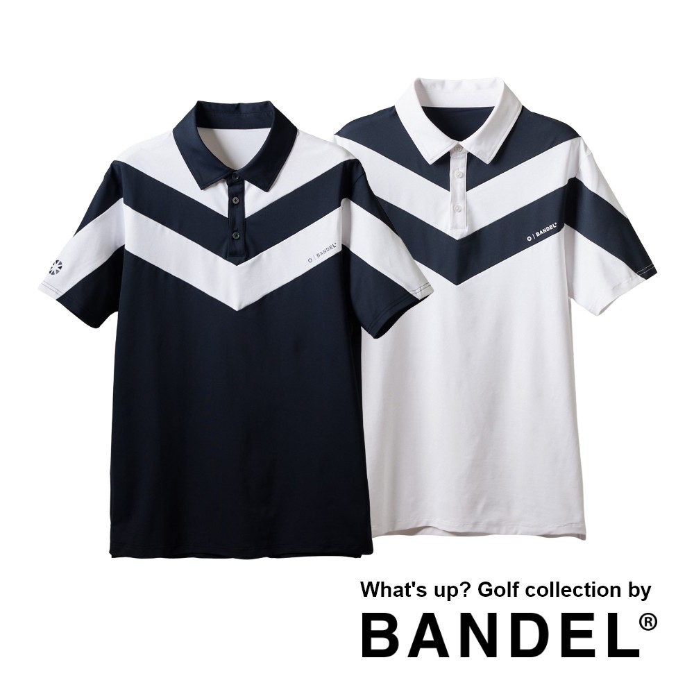 ڥӥ塼ŵBANDEL Хǥ ե ݥ V SWITCH S/S POLO SHIRTS BGI-3SVPL ȥåץ T Ⱦµ  ʡ ۴ ® UVå ý V 饤  Х顼 BLACKxWHITE WHITExBLACK