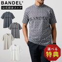 【マラソン中10%Off】【レビュー特典】BANDEL GOLF バンデル ゴルフ BICOLOR CREST ALLOVER S/S MOCK NECK SH...