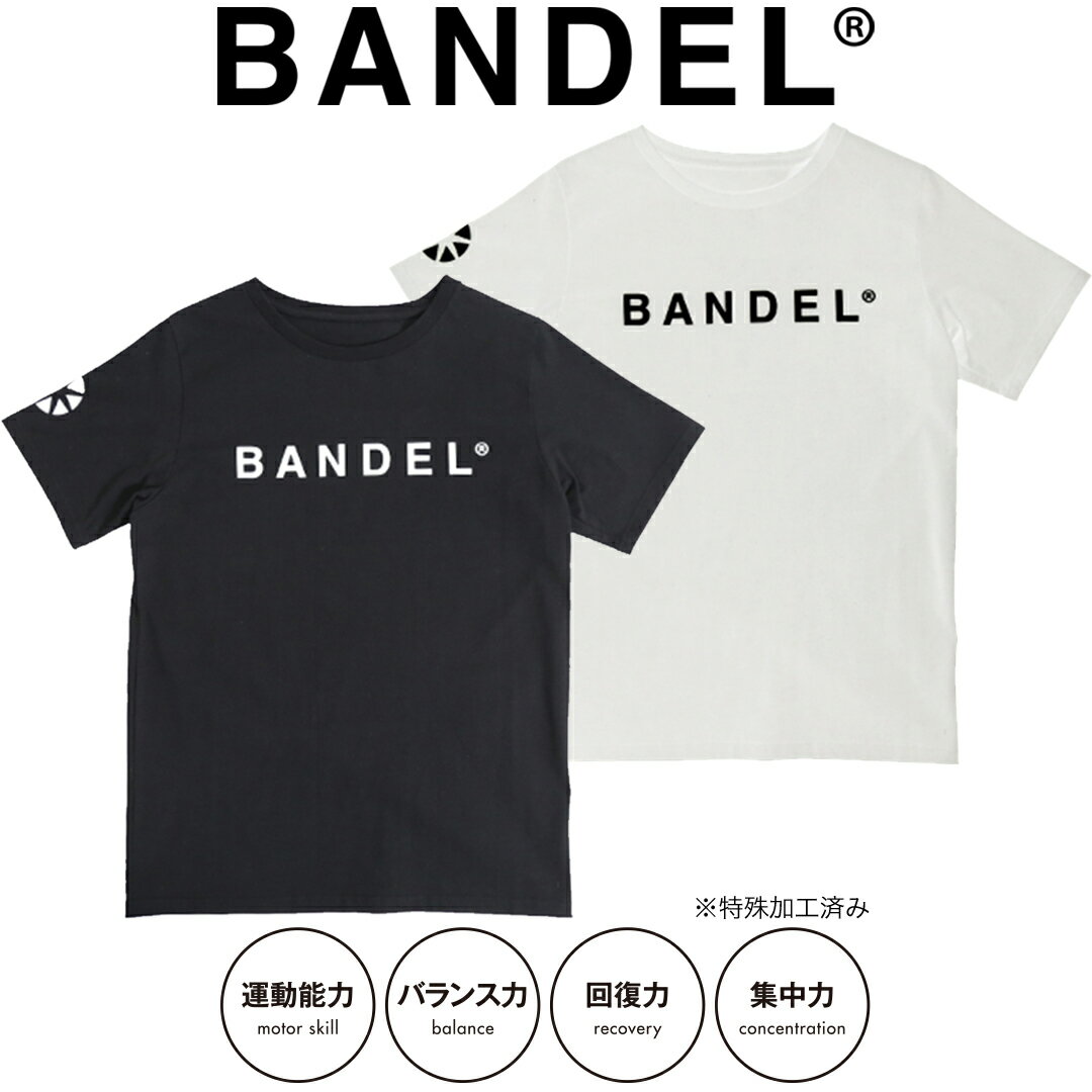 楽天INSTORE インストア【レビュー特典】BANDEL バンデル フロントロゴ S/S T-shirt（Tシャツ） SILHOUETTE STANDERD FIT T008 アスリート バランス 運動 スポーツ 新作