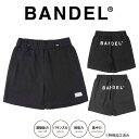 楽天INSTORE インストア【レビュー特典】バンデル BANDEL バックプリントロゴ ショート パンツ SP004 ニットジャージ スポーツ ウエストゴム ストレッチ 短パン ショーツ　タグ ブランド オシャレ ブラック 黒 メンズ 男性