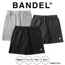 【レビュー特典】BANDEL ショーツ B SWEAT SHORTS BAN-SP007BLACK ブラック CHARCOAL GREY チャコールグレー HEATHER GREY ヘザーグレー ショートパンツ フロントロゴ シンプル 伸縮 スウェット スポーティー