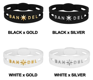 【着後レビューでBANDELグッズプレゼント！】【NEW】BANDEL バンデル METAL BRACELET メタル ブレスレット ロゴ ブルー シルバー ゴールド オシャレ 健康 芸能人 アクセサリー プレゼント 正規販売店 Fight&Life ALBA 掲載