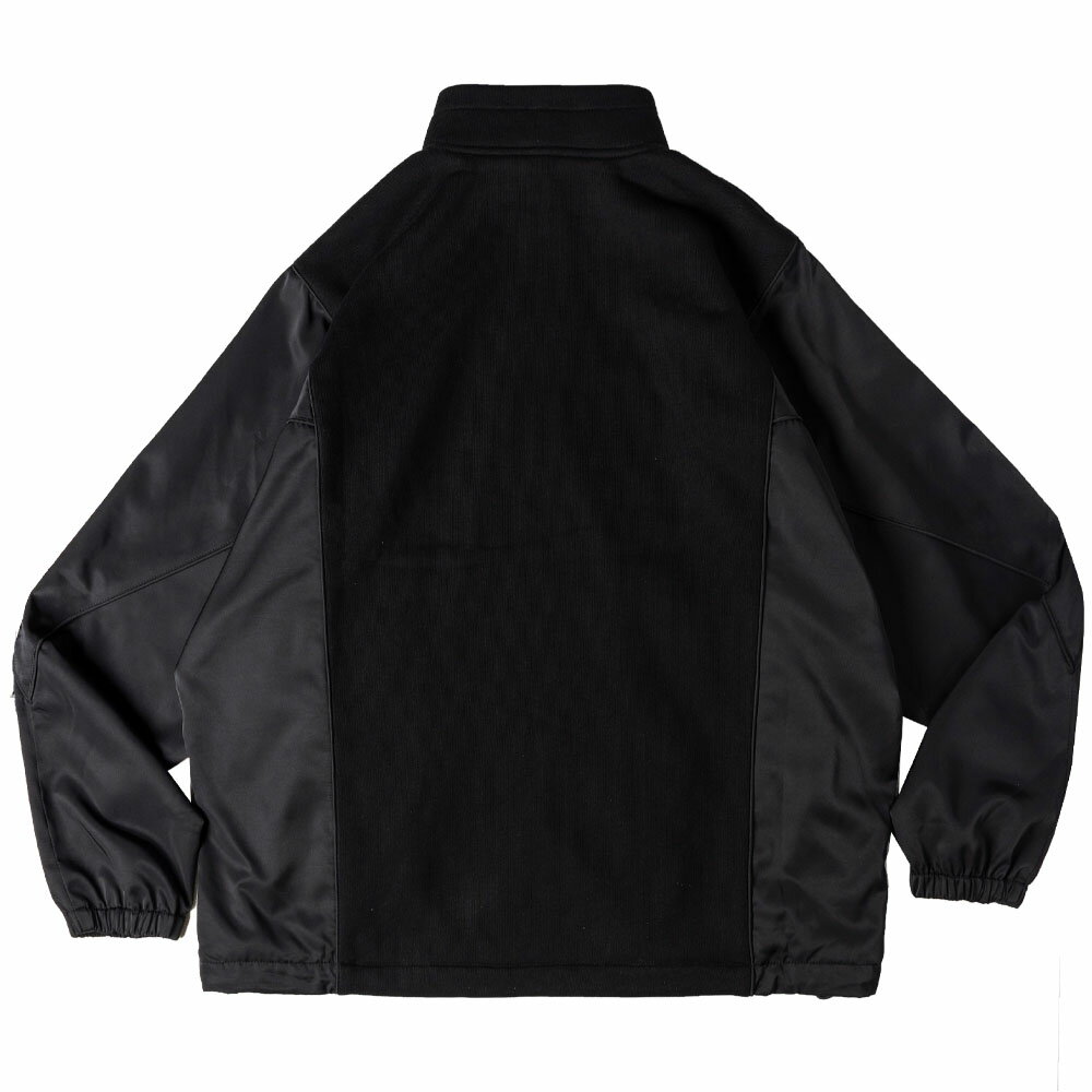 【着後レビューでBANDELグッズ！】BANDEL バンデル ジャケット MIX FABRIC PULLOVER JKT BG-NCPO001 BLACK ブラックプルオーバー トップス アウター ゴルフ GOLF 長袖 シリコンワッペン メンズ 男性シンプル