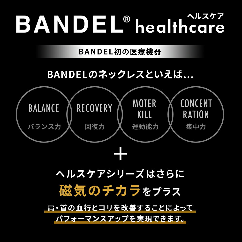 【レビュー特典】BANDEL バンデル 磁気ネ...の紹介画像2