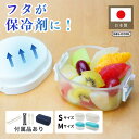 【レビュー特典】GEL-COOL ジェルクール plus dome S M クリアランチボックス 抗菌保冷機能付き 箸セット スプーンフォークセット保冷ケース ...