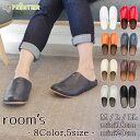 room's ルームズ スリッパ M / L / LL / mini 18cm / mini20cm ルームシューズ ROOMS スリッポンバブーシュ 室内履 ...