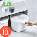 【レビュー特典】tidy ティディ BucketContainer バケットコンテナー 収納コンテナー 積み重ねできる スタッキング可能 食品保存 10L かご...