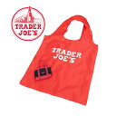 TRADER JOE 039 S トレーダージョーズ ミニエコバッグ micro tote with grocery bag マイクロトート バッグ 折りたたみ レジカゴ レジ袋 買い物袋 トレジョ 高級スーパー オリジナル 海外セレブ サスティナブル