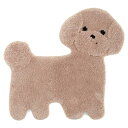 【犬雑貨】【マット】マット プードル モカ ぷーどる