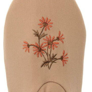 ルームシューズ もこもこ あったか ルームブーツ ルームソックス ホームソックス ジャージカバー 茎花刺繍 M 日本製 フットカバー モコモコ フィットネスシューズ ヨガシューズ 介護