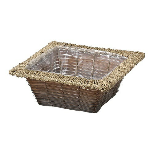 【フラワーアレンジ】【造花】花器 ホルツ 寄 スクエア M 多肉植物 寄せ植え