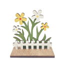 【ミニチュア】【雑貨】オブジェ ジオラマ Baum バウム 花壇の前で