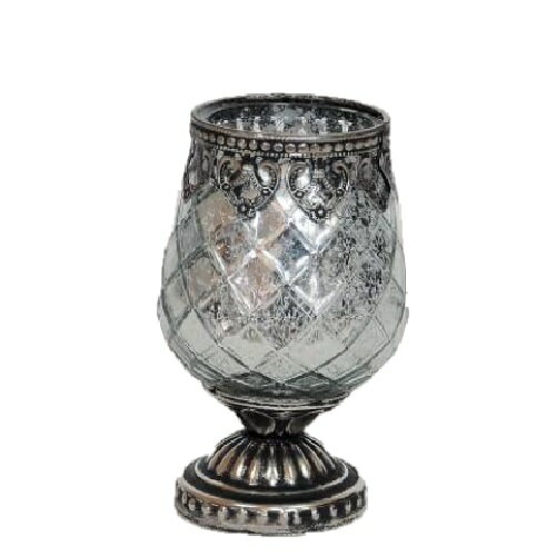 【キャンドルホルダー】【ガラス】キャンドルホルダー キャンドルカップ メッシュシルバー