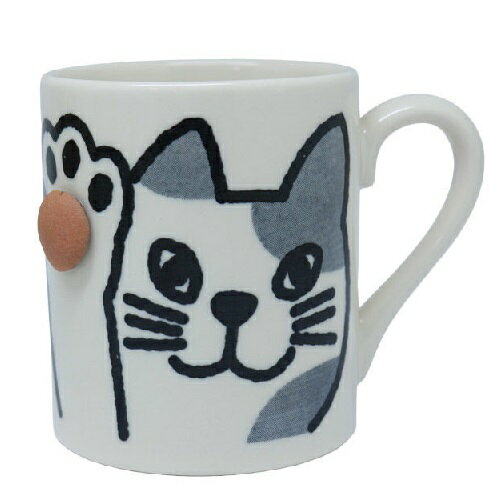 マグカップ肉球猫顔美濃焼在庫限り