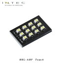 【マラソン期間中 全商品 P5倍 クーポンあり】INTEC LEDルームランプ プラズマホワイト TYPE A 高輝度12LED（3チップSMD) 8000K マップランプ カーテシランプ バニティランプ ラゲッジランプ RRL-ABP