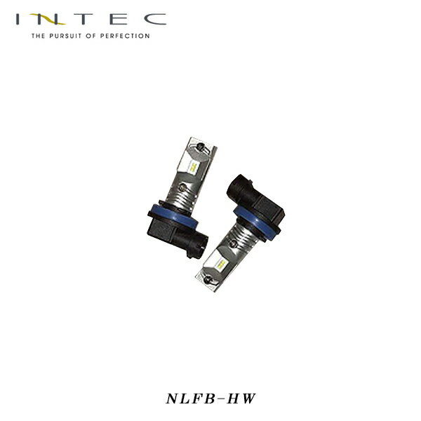 INTEC ハイパフォーマンス LED フォグバルブ H8/11/16 6500K 800lm 保安基準適合 