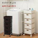 【値下お買得】ランドリー 洗面所 引出 バスケット ラック おしゃれ 完成品 北欧 ストッカー シンプル かわいい RAN-2410『ランドリーチェスト 幅30.5』 【北海道1500円・沖縄・離島は別途運賃かかります】