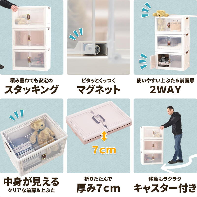収納ケース PPケース 収納ボックス 積み重ね ONSE0242 『多目的収納ボックス BENRY...