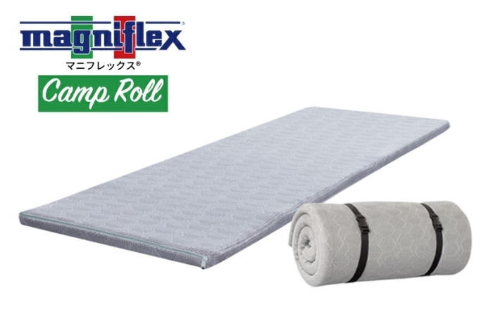 （正規販売店）マニフレックス magniflex キャンプロール アウトドア キャンプ 車中泊 高反発 防災グッズ キャンプ用品 軽量 寝具 レジャー コンパクト ごろ寝 マット 車中泊マット 収納 テント 極厚 厚手 保証 耐久性 通気性 高反発マットレス お昼寝 来客