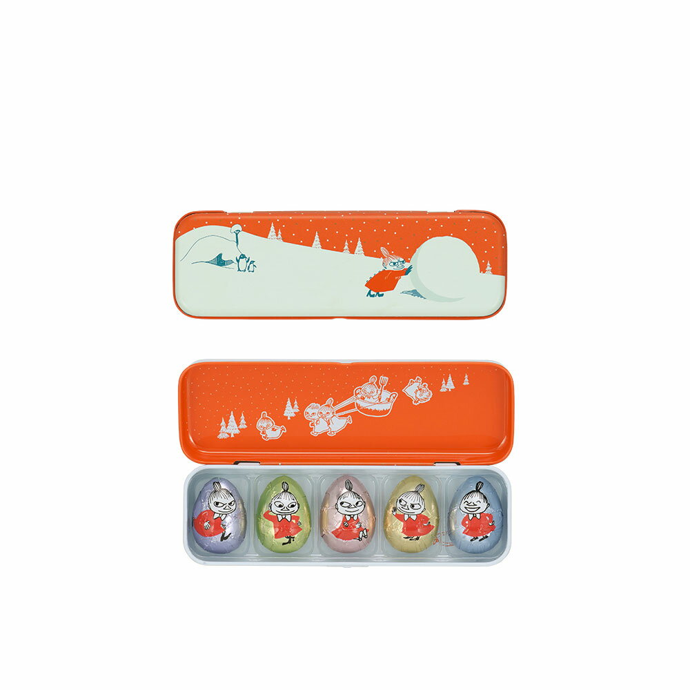 メリー　ムーミン リトルミイの雪遊び パフインミルクチョコレート 5個入　バレンタイン　ギフト　チョコレートのサムネイル