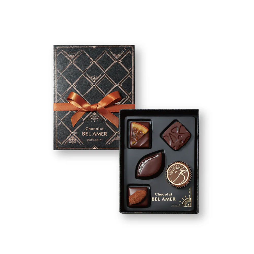 ベルアメール　プレミアムビターショコラ 5個入　バレンタイン 2026 チョコレート ベルアメール プレミ..