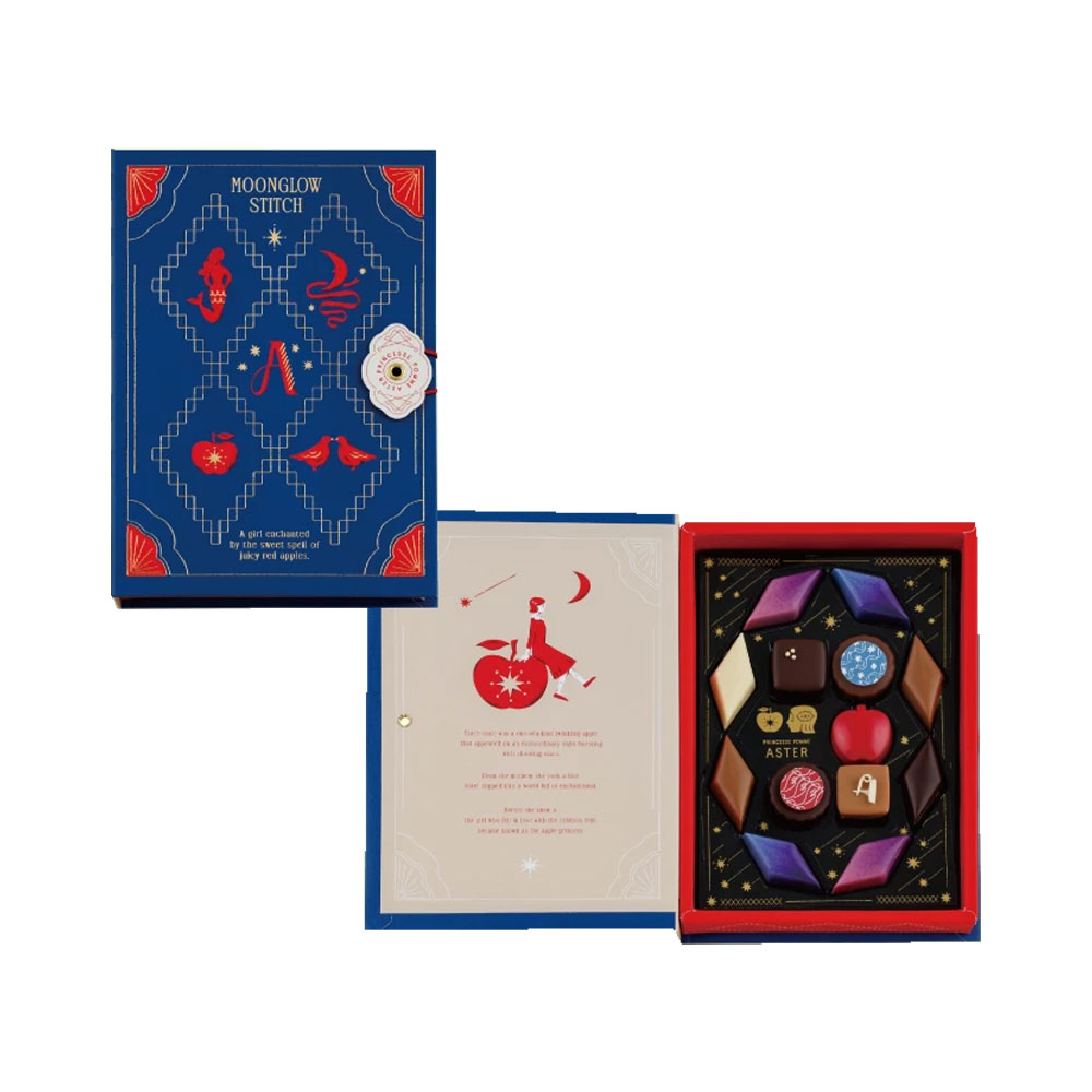 モロゾフ　りんごひめアステル 月明かりのステッチ 13粒入　バレンタイン 2026 チョコレート モロゾフ ..