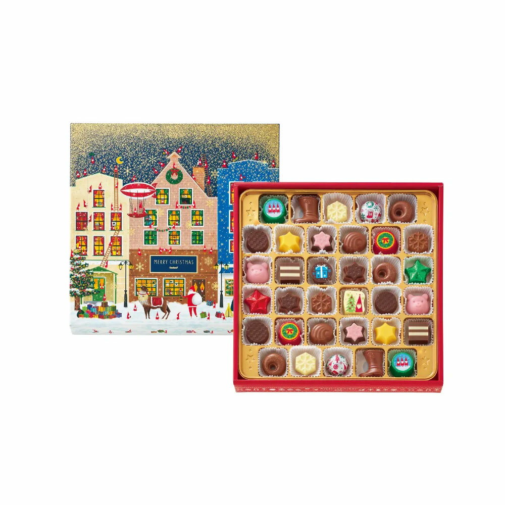 ゴンチャロフ　クリスマスアソートチョコレート　34個入　クリスマス　お歳暮　ギフト